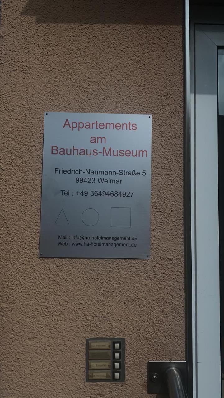 Cityappartement Am Bauhaus-Museum Веймар Экстерьер фото
